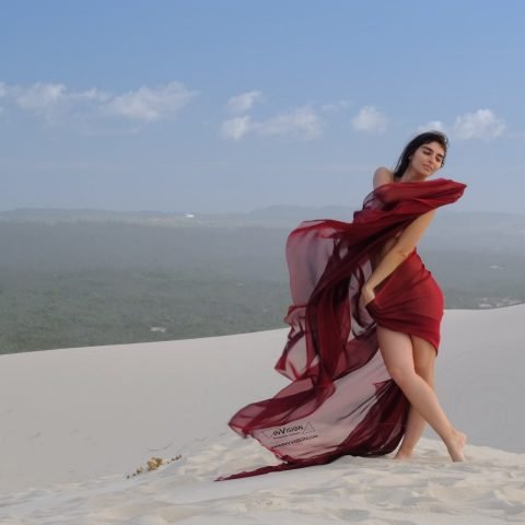 red cloth 2 with Maria do Mar